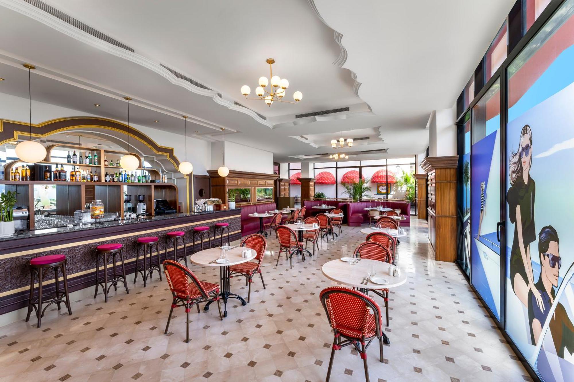 Voco Monaco Dubai By Ihg, Adults Only, World Islands Hotel Exterior photo Interior of the restaurant